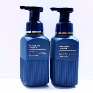 Bath & Body Works MAHOGANY COCONUT Gentle & Clean Foaming Hand Soap, 8.75 oz(2)